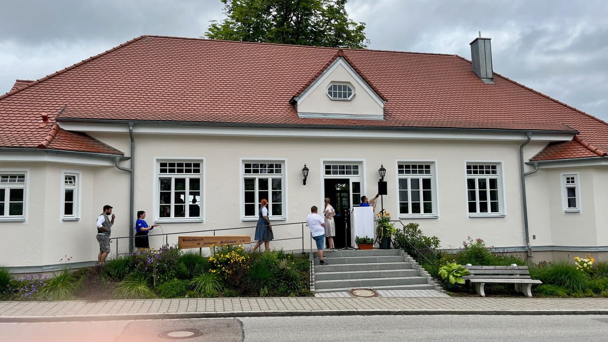 Gemeindehaus am Tag der Einweihung im Juli 2023