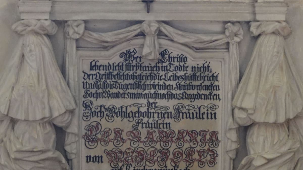 Epitaph in der Marktkirche