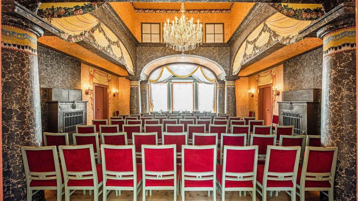 Innenansicht – Liebhabertheater Schloss Kochberg
