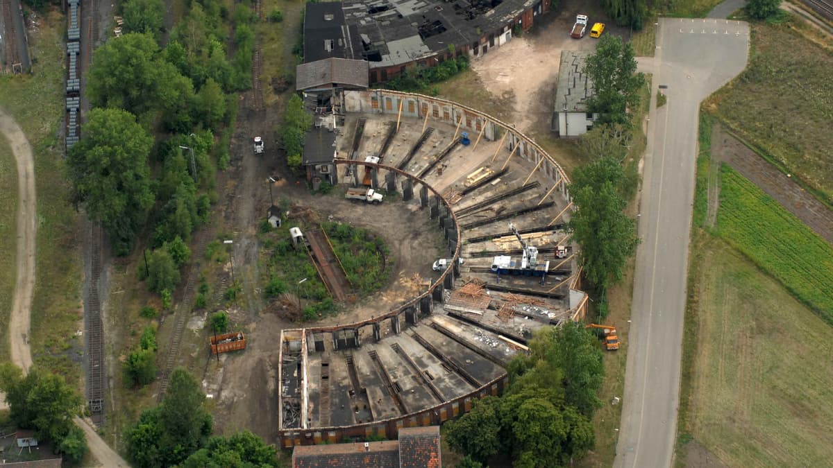 Nördlicher Lokschuppen 2009