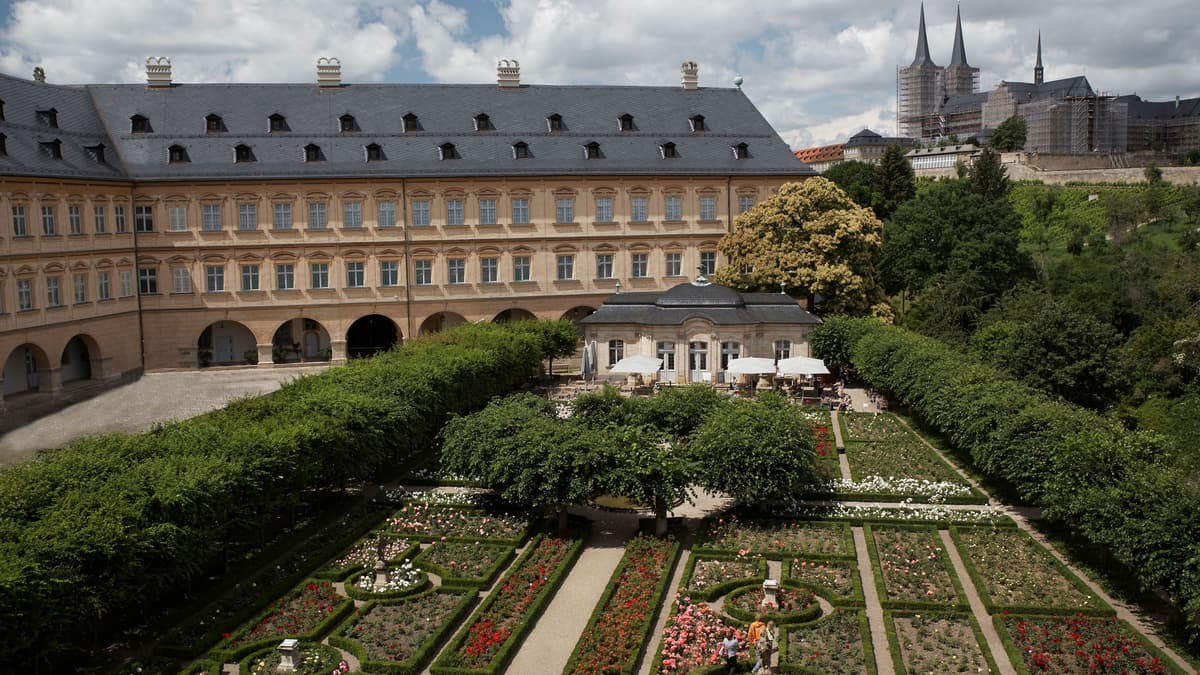 Rosengarten Neue Residenz Bamberg
