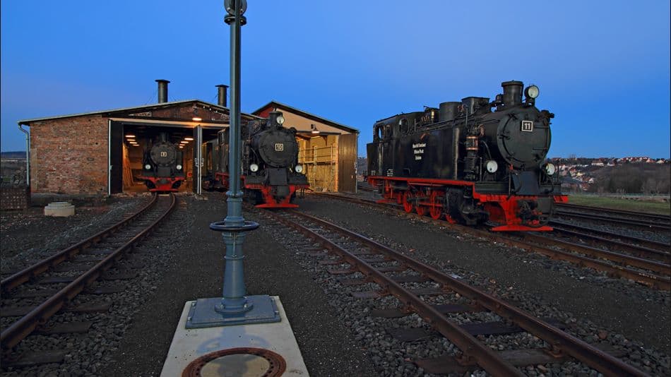Lokschuppen der Hettstedter Kupferkammerhütte
