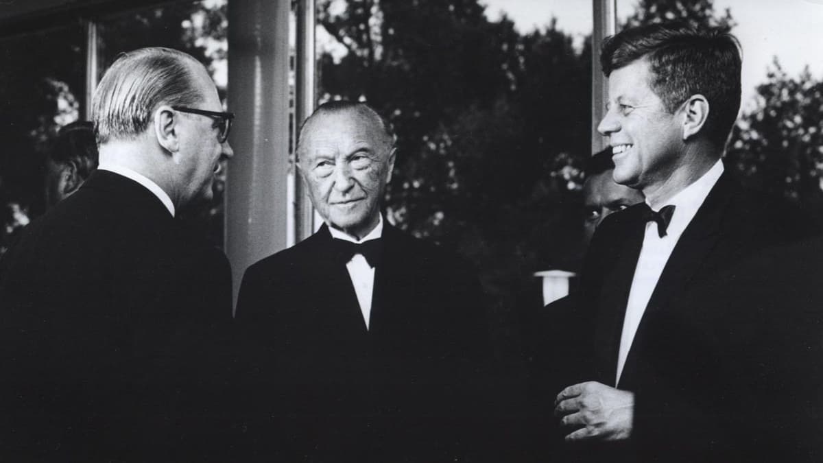American Embassy Club JFK u Dr. Adenauer 1963