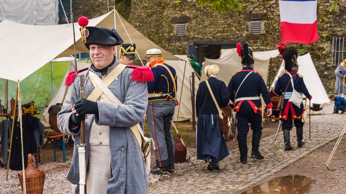 Reenactmentgruppe auf dem Zitadellenfest