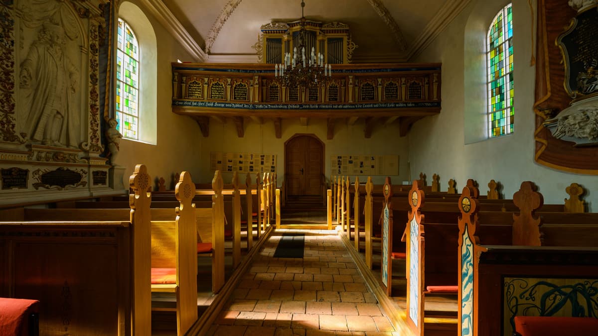 Dorfkirche GG innen Empore