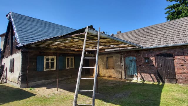 Büdnerhaus /Blockbohlenhaus