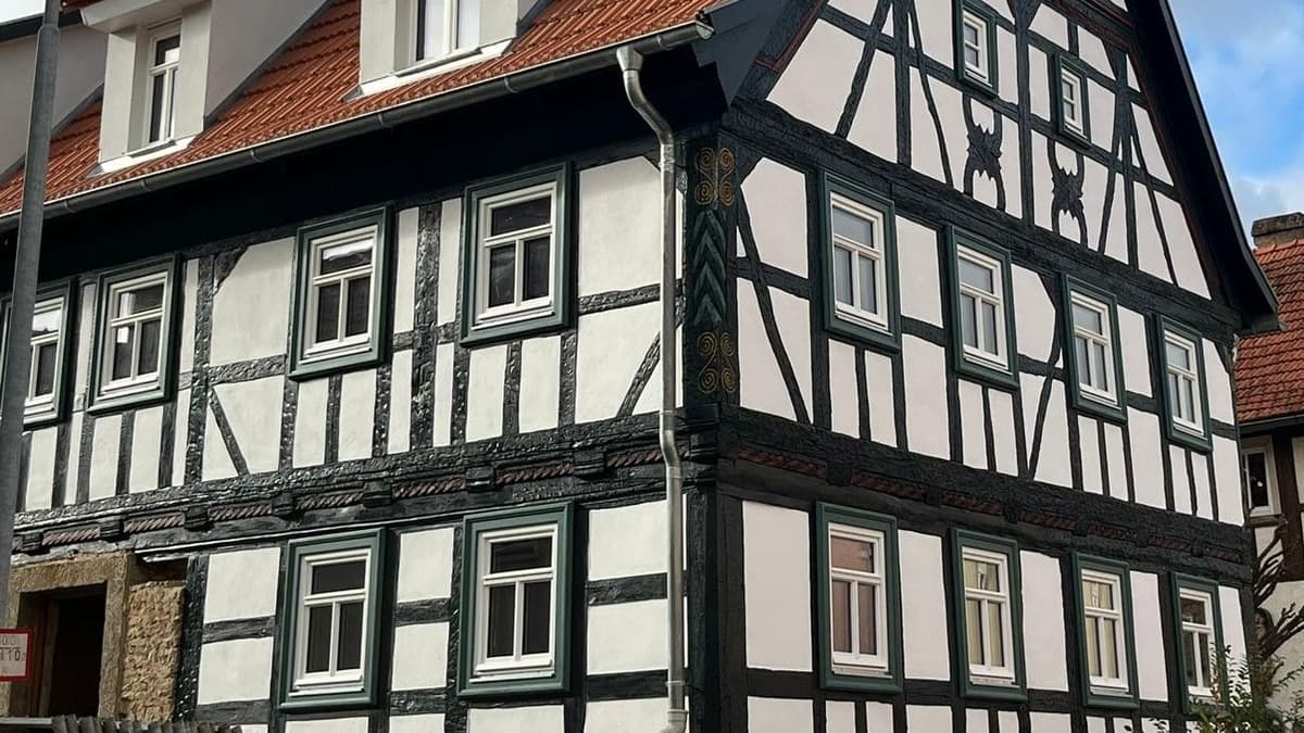 Freigelegtes Fachwerk