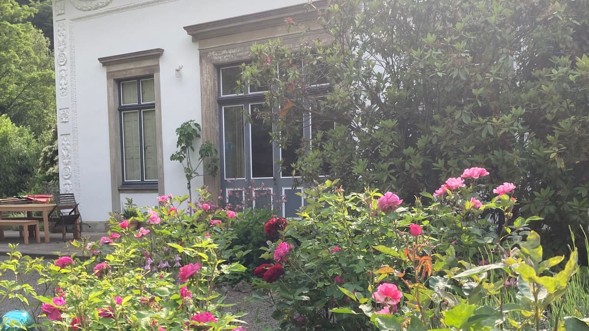 Haus Nachrodt Park Rosenrondell Festsaal