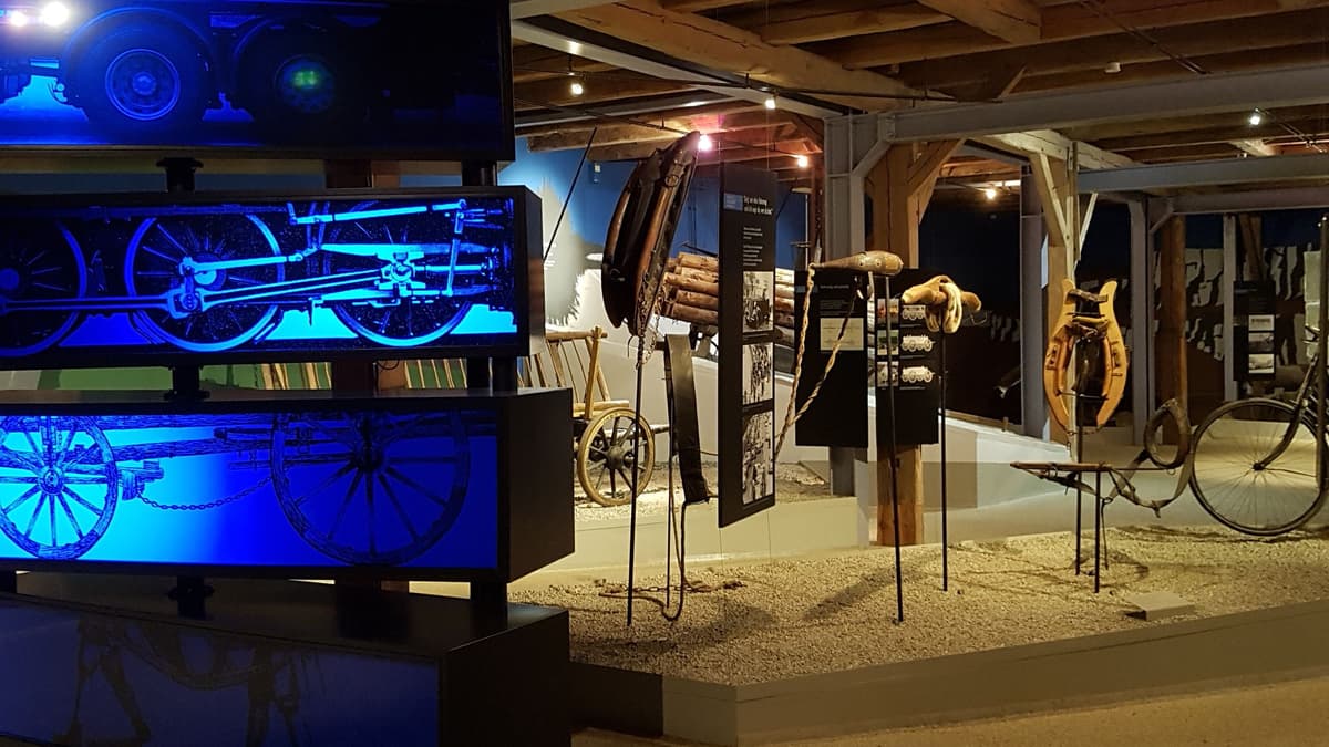 Dauerausstellung zum Thema Transport