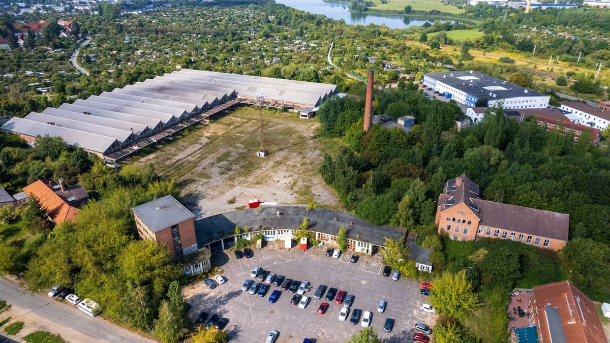 Luftbild des KIW Vorwärts