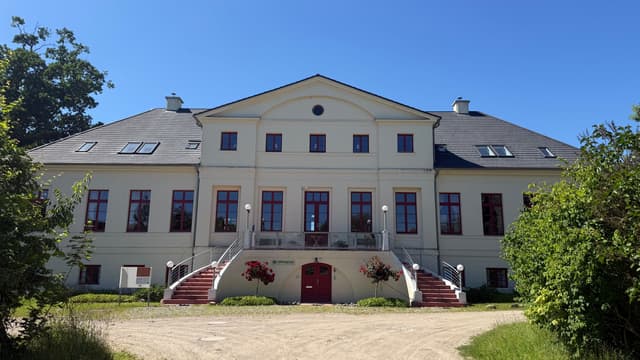 Gutsanlage Rothspalk mit Grubenlok
