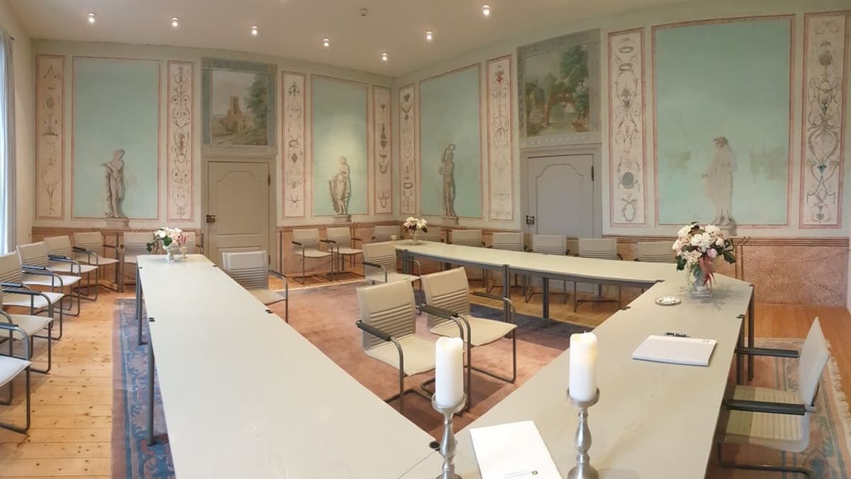 Wandmalereien von 1799 im Historischen Raum