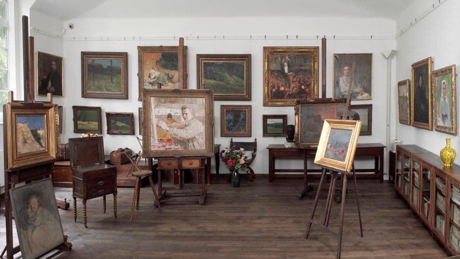 Atelier des Künstlers Robert Sterl (1867-1932)