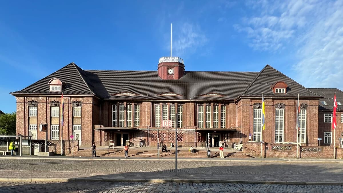 Flensburg Hauptbahnhof Ansicht