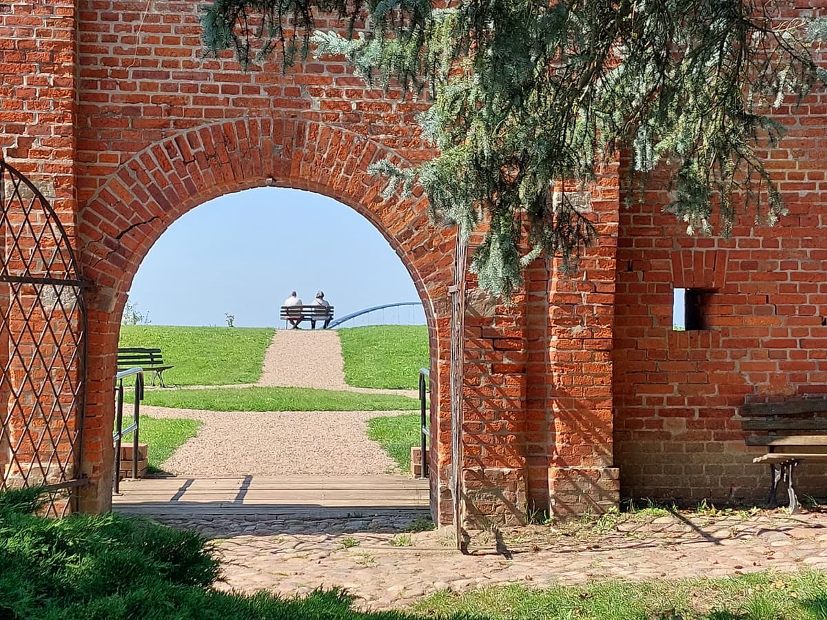 Festung Dömitz Blick zur Bastion Drache