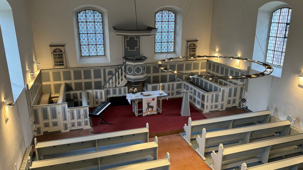 Innenansicht Ev. Kirche Wevelinghoven