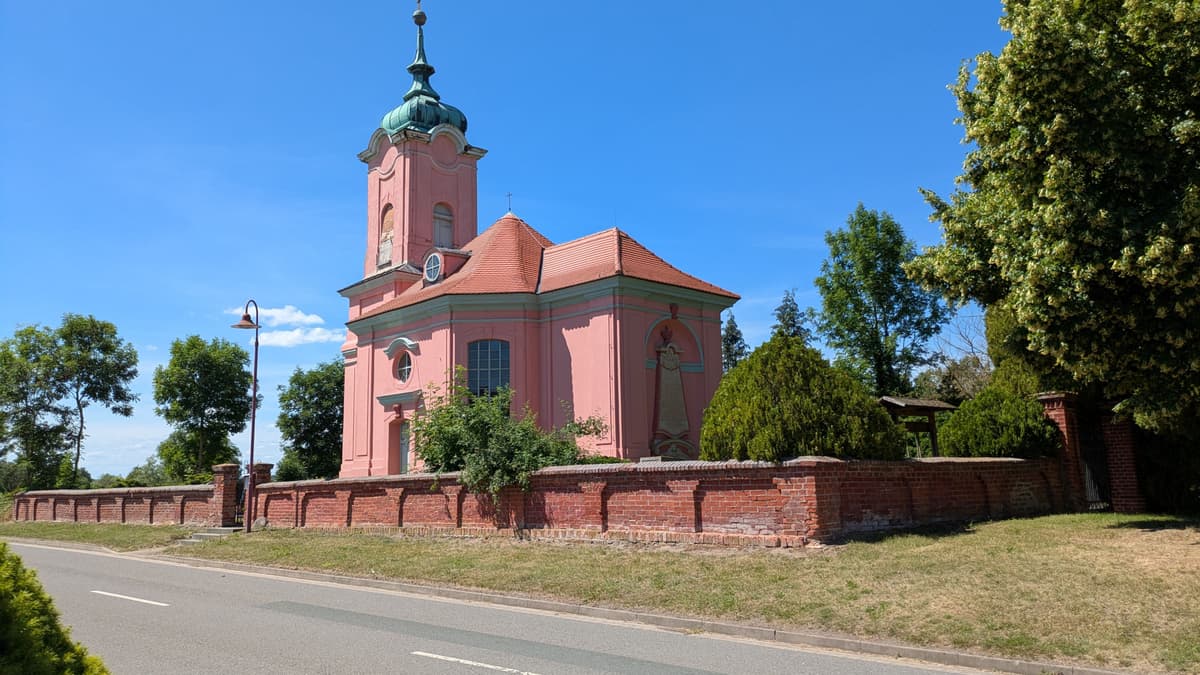 Ansicht Orpensdorfer Rokoko-Kirche