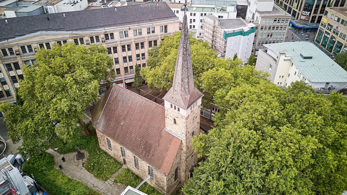 Pauluskirche Luftaufnahme