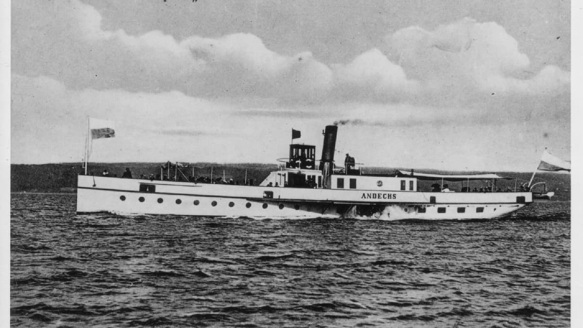 Schaufelraddampfer ANDECHS 1955