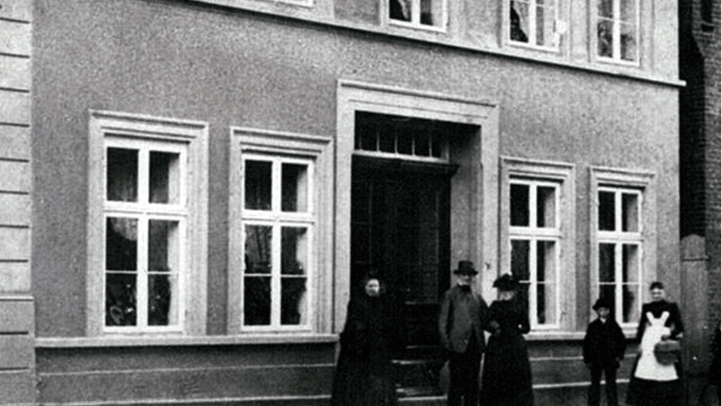Ansicht des Baumannschen Hauses aus dem Jahr 1890