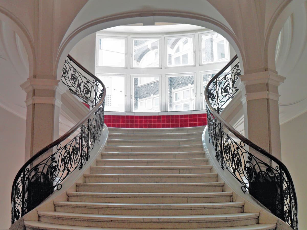 Treppenhaus in der Baumwollbörse