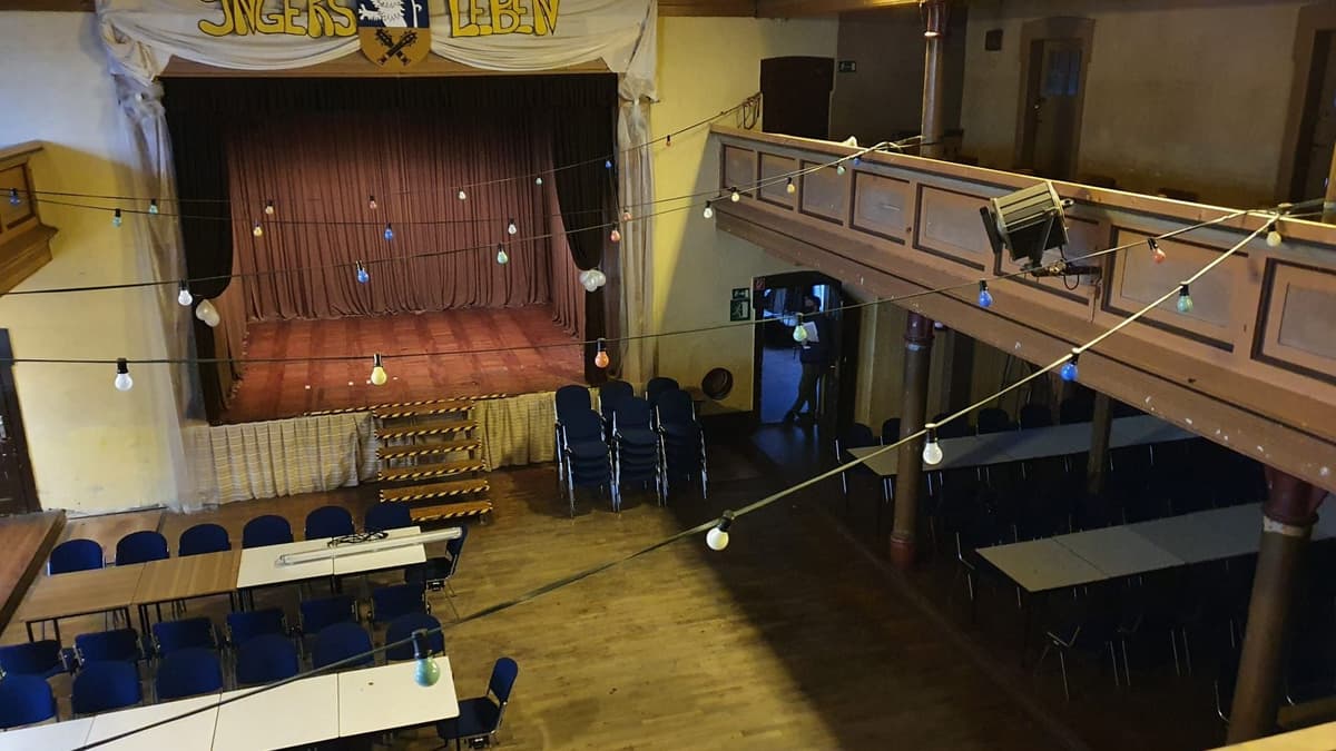 Saal der Schänke Ingersleben