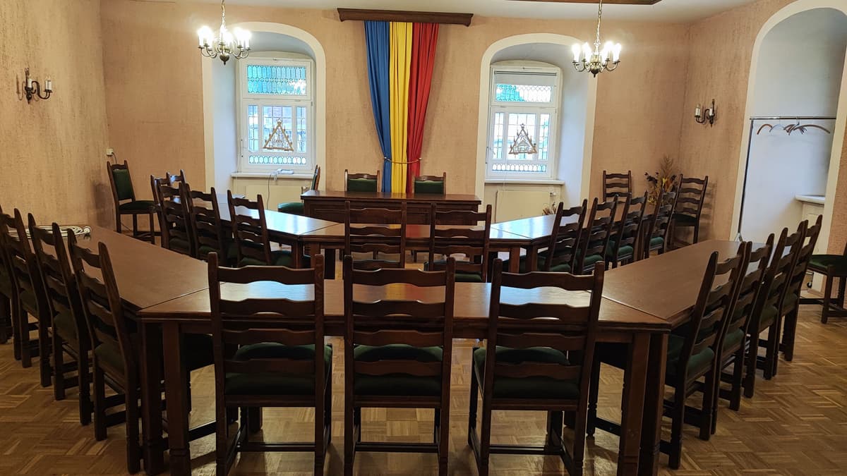 Ratssaal im Rathaus