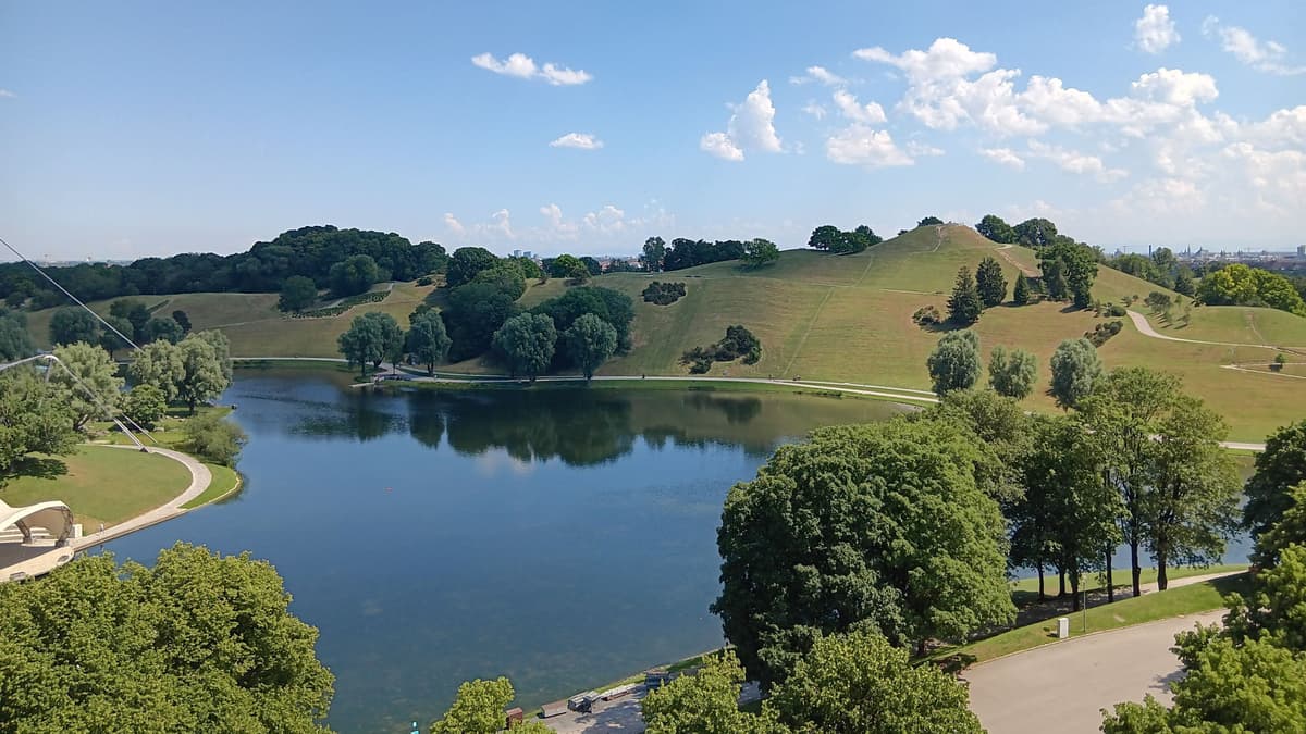 Blick auf den Olympiaberg