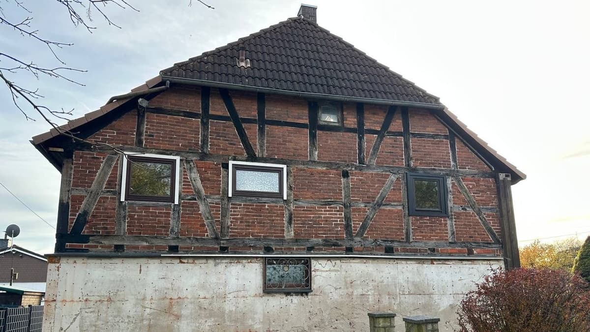 Rückseite Fachwerkhaus