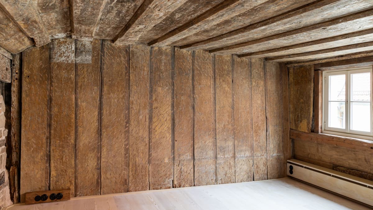 Historische Bohlenstube in der Judengasse 10