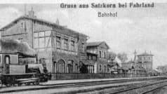 Bahnhof Satzkorn, 1915