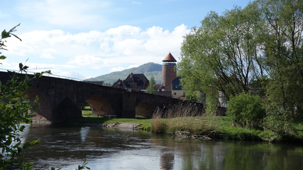 Werrabrücke und Burg Vacha
