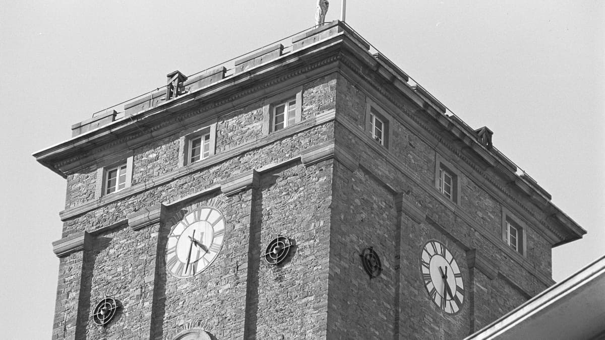 Rathausturm Stadt Karlsruhe